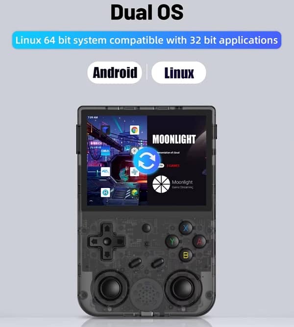 ANBERNIC RG353V Handheld Console Touch Screen Android Linux Emulator 4