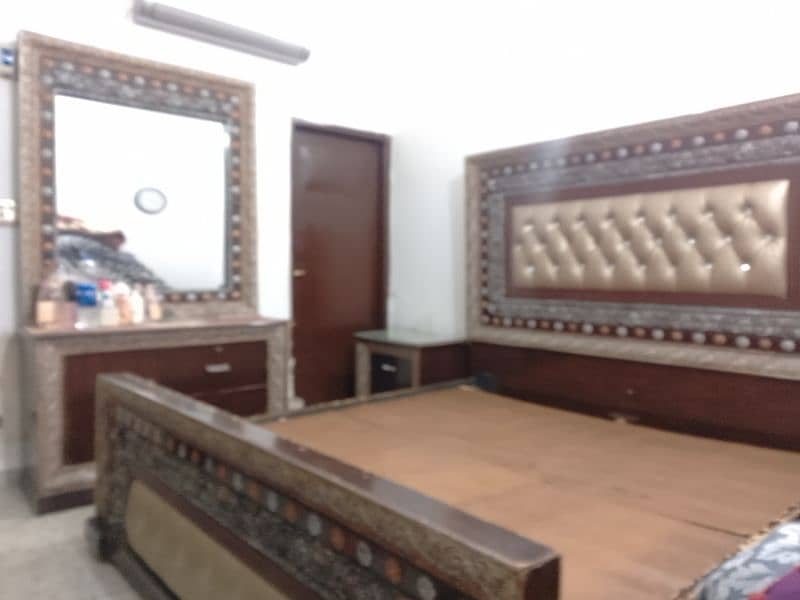 bed with side table and dressing table for sale 8