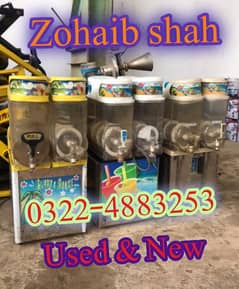 Slush Machine Used New / Tawa Pan Ice cream Rolling Machine Pizza Oven