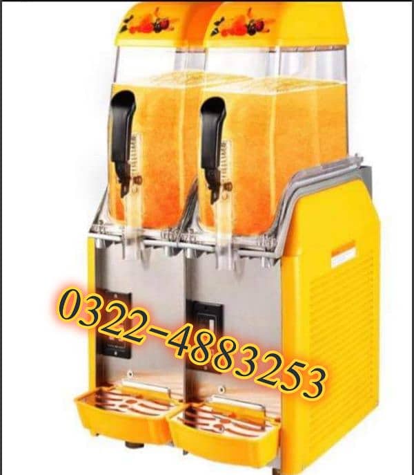 Slush Machine Used New / Tawa Pan Ice cream Rolling Machine Pizza Oven 5