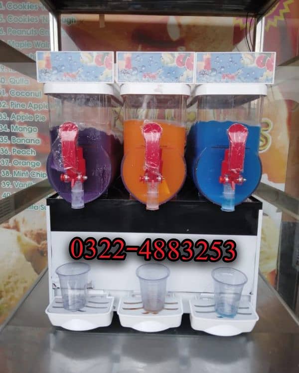 Slush Machine Used New / Tawa Pan Ice cream Rolling Machine Pizza Oven 12