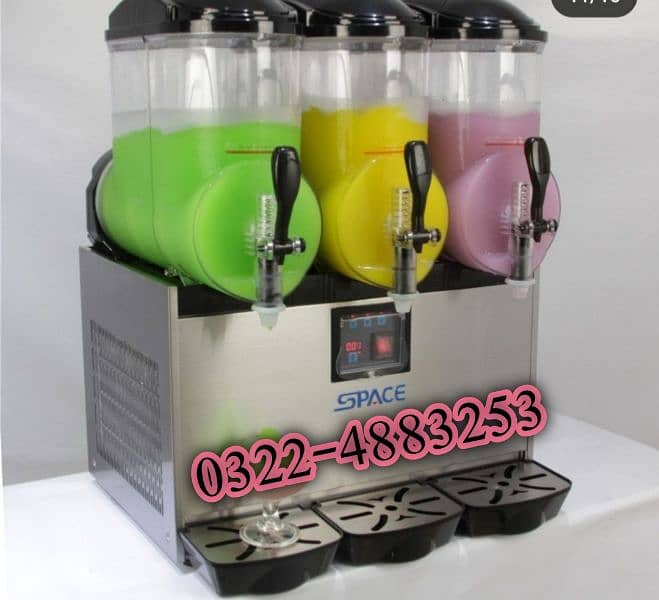 Slush Machine Used New / Tawa Pan Ice cream Rolling Machine Pizza Oven 15