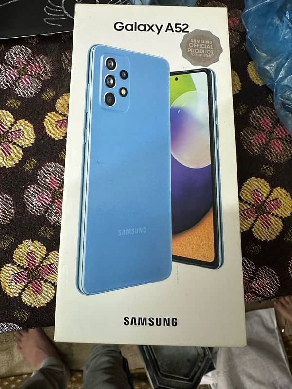 samsung A52 official PTA approved 8/128 awesome condition 5