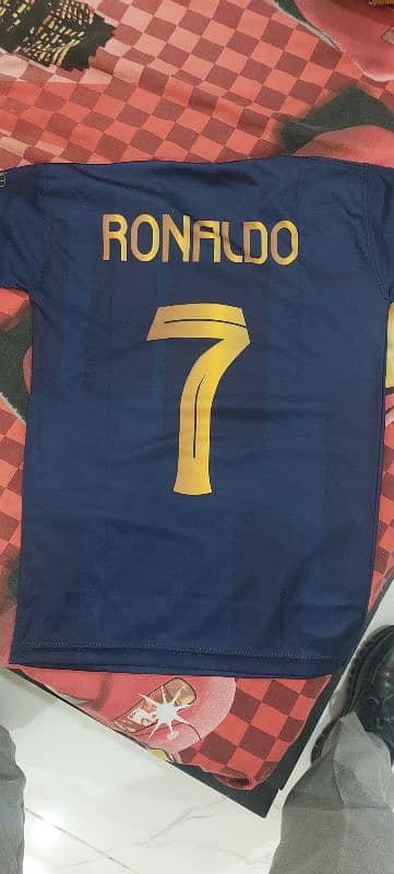 Al Nassr Ronaldo CR7 shirt and nikker 1