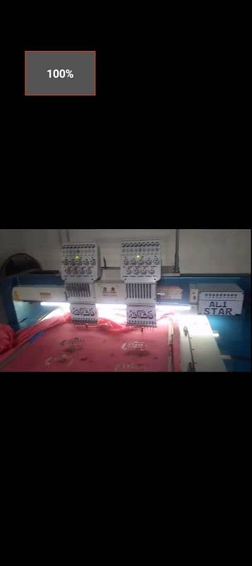 do hd embroidery machine new condition 330 by 680 0