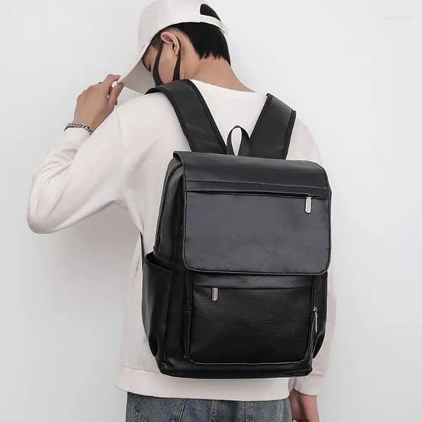 The Sledge Leather Backpack for the office, Backpack for University. 5