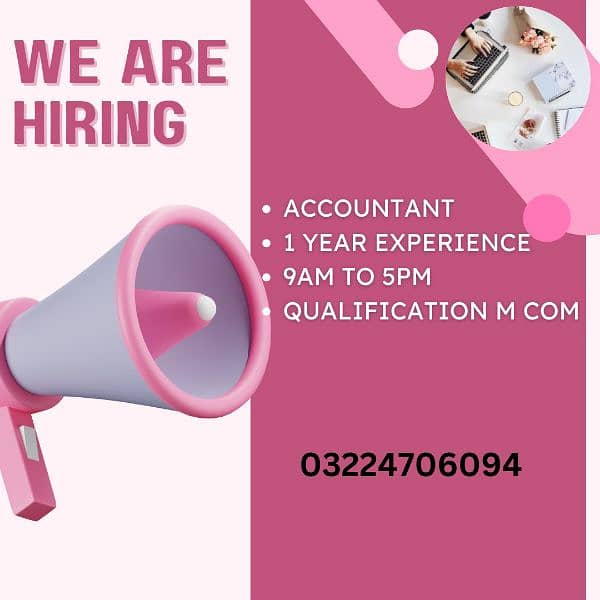 Accountant required 0