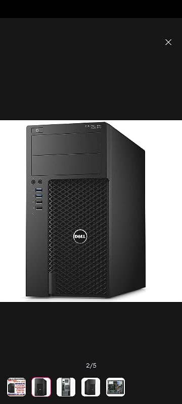 CPU Dell Precision 3620 - i5 6th Generation- i7 7th generation Sported 1