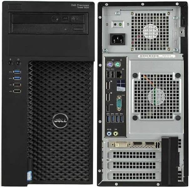 CPU Dell Precision 3620 - i5 6th Generation- i7 7th generation Sported 4