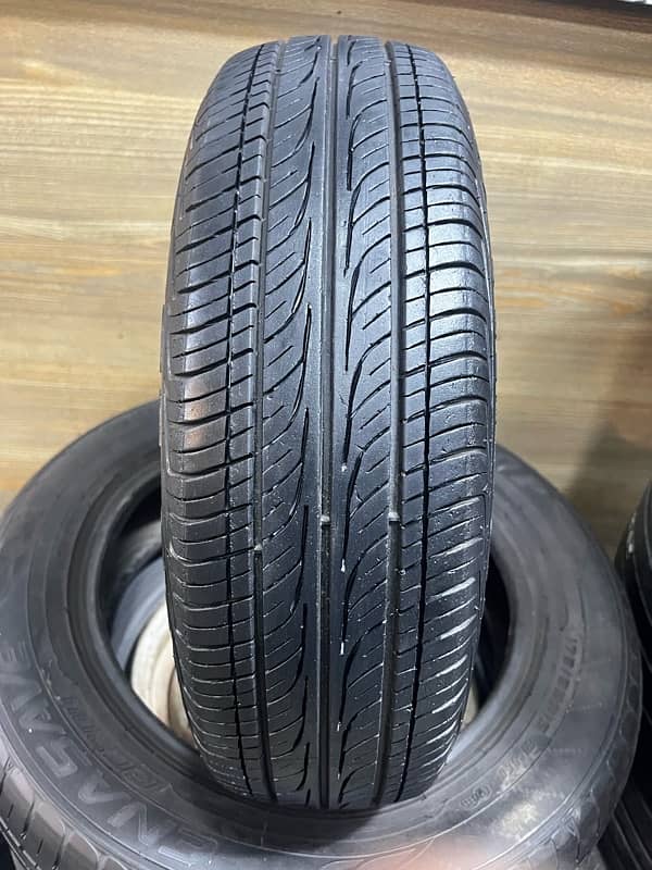 2 tyres 155-70-12 Sunfull made in china 21 model 80% 1