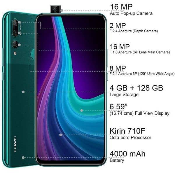 Huawei Y9 Prime | 4gb 128gb | pop camera 2