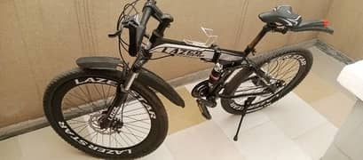 Folding Mountain Bike For Sale. Contact 03335109172