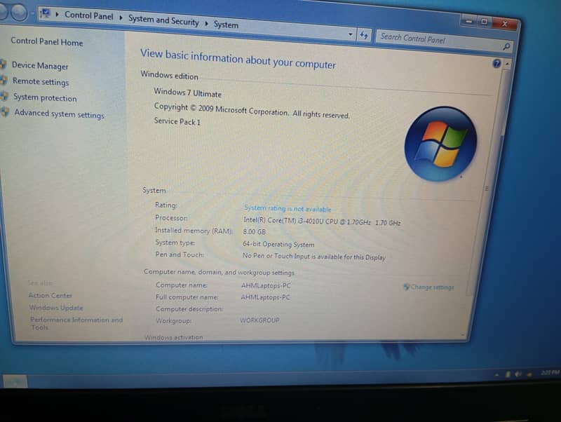 DELL Latitude E5440 core i3(4th generation) 7