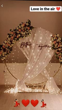 Flower Decoration/Wedding Events Decor/Car decor/Nikkah decor