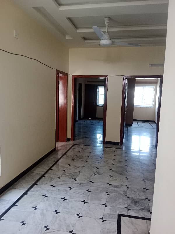 7 Marla upper portion available for rent in F-17 telegarden 1