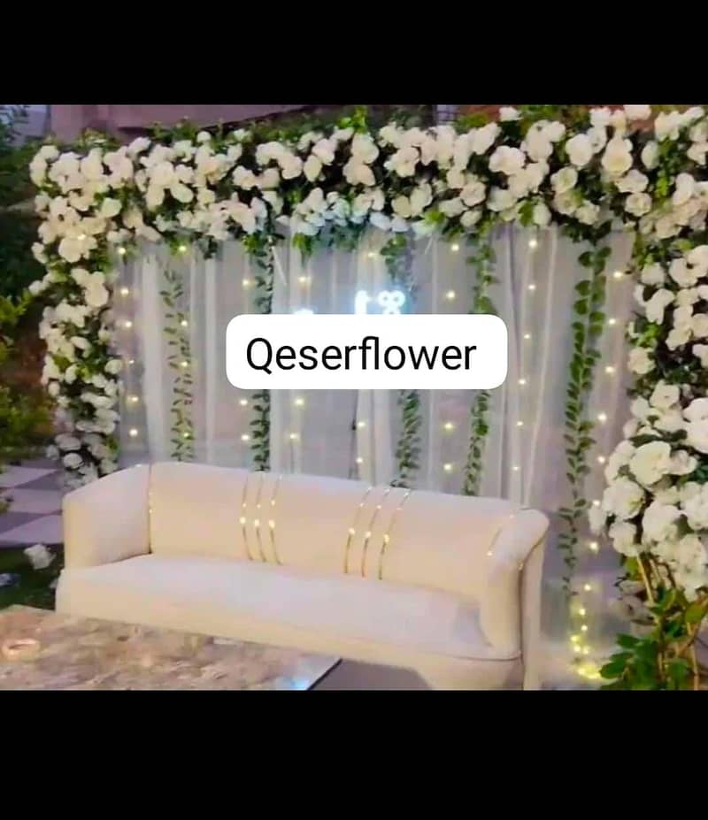 Flower Decoration/Wedding Events Decor/Car decor/Nikkah decor 9