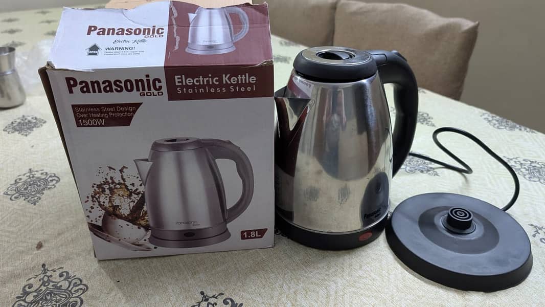 Panasonic Gold Electric Kettle 1.8L 1500W 1