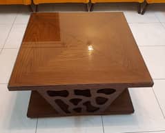 Center Table with glass top