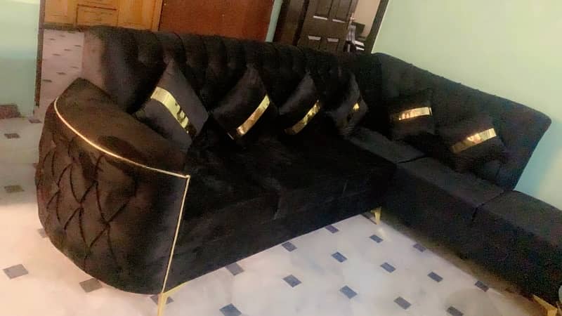 l shaped sofa for sale just few days used 1