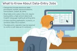 Home-based Online data typing jobs available for females and males