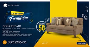 Sofa / Sofa Repair / Sofa Making / Furniture Polish / Fabric Change