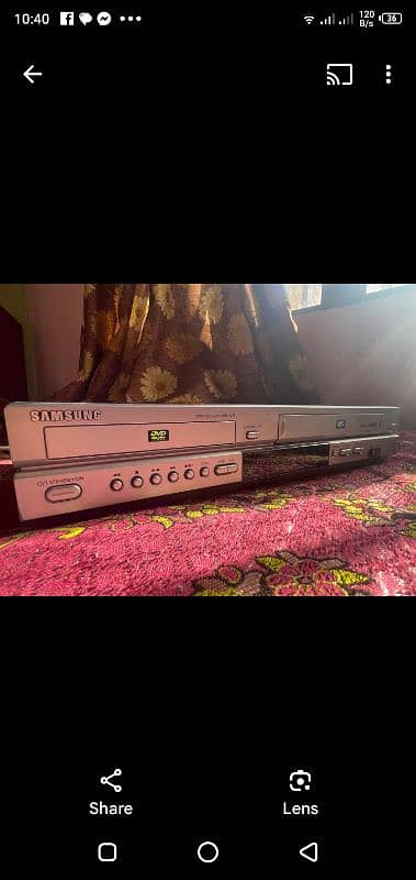 Samsung original VCR and dvd player 0