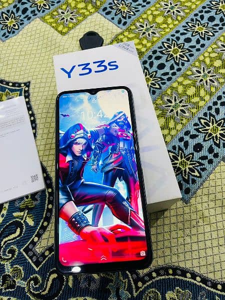 vivo y33s brand new condition 8+4 128 ram 0