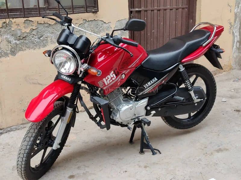 YAMAHA YBR 125-G 2023 MODEL PUNJAB REGISTRATION 0