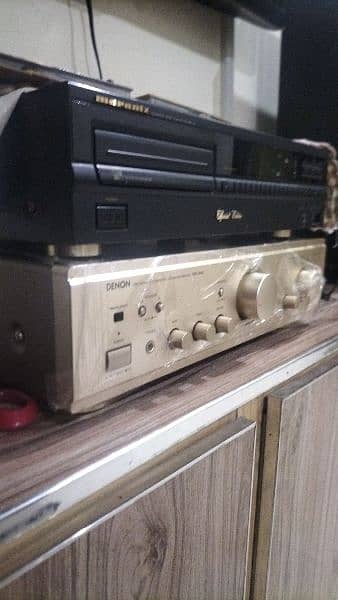 denan amp pma 390iv brand new condition gold colr 4