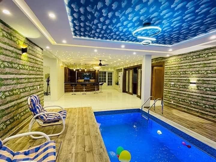 2 Kanal Ultra Luxury Designer House With Basement With Swimming Pool 1