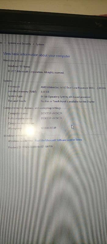 best PC for sell dell AMD Athlon(TM) 64x2 dual core 2 due  3800+2.00 3