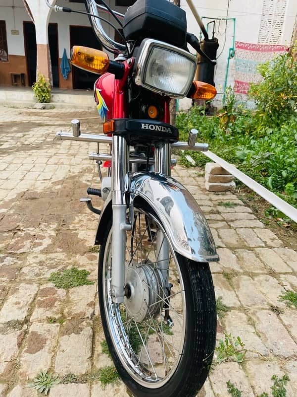 Honda CD70 model 2021 for sale 7