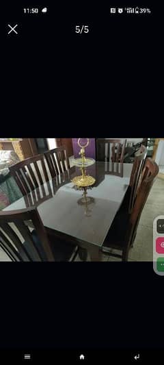 6 chair and dining table set