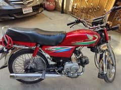 Honda CD 70 2016 model total genuine 1st owner.