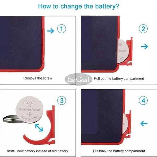 Plastic LCD writing tablets 4