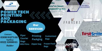 Customized Delivery / Flyer / Courier Bags /Zipper Bags/Shrink films