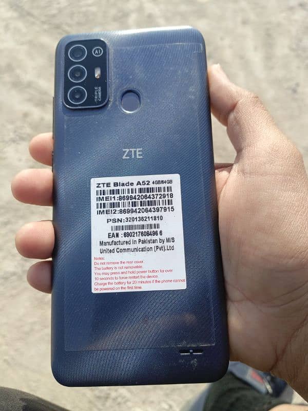 zte blade a52 0