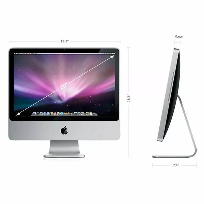 Apple 20" Computer ~ iMac 9,1 Core 2 Duo 2.66GHZ ~ 8GB Ram, 128GB SSD 1