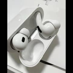 White Bluetooth earbuds