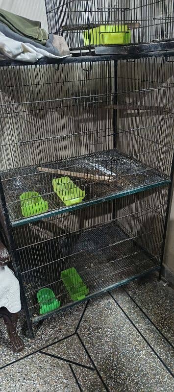 2 PORTION BIG SIZE HEAVY CAGE FOR SELL 0