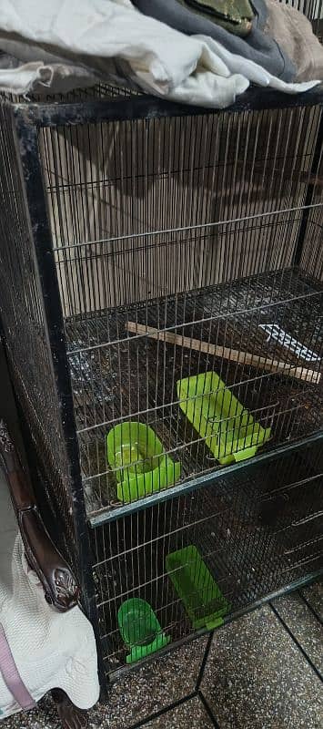 2 PORTION BIG SIZE HEAVY CAGE FOR SELL 1