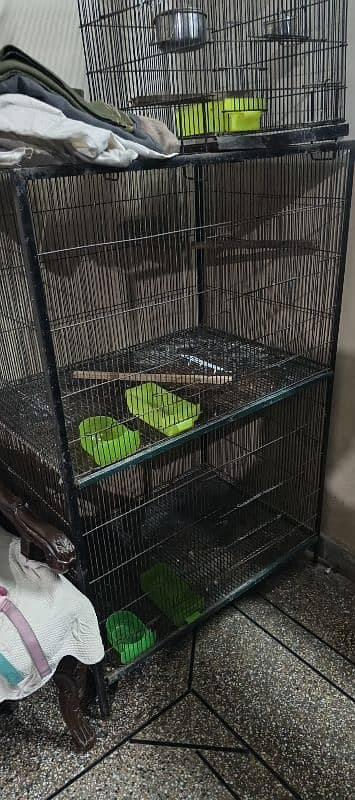 2 PORTION BIG SIZE HEAVY CAGE FOR SELL 2