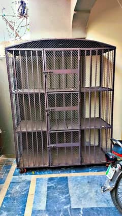 Brand new angle cage 3 portion with lock tyres [All kind of birds]