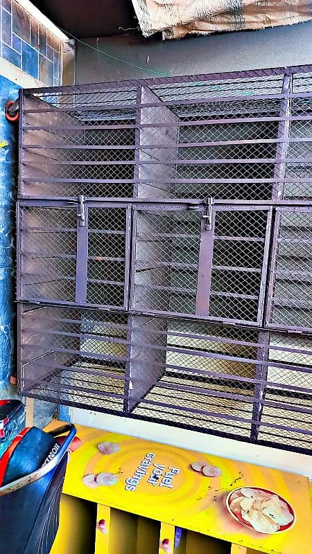 Brand new angle cage 3 portion with lock tyres [All kind of birds] 1