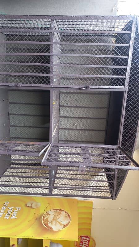 Brand new angle cage 3 portion with lock tyres [All kind of birds] 7