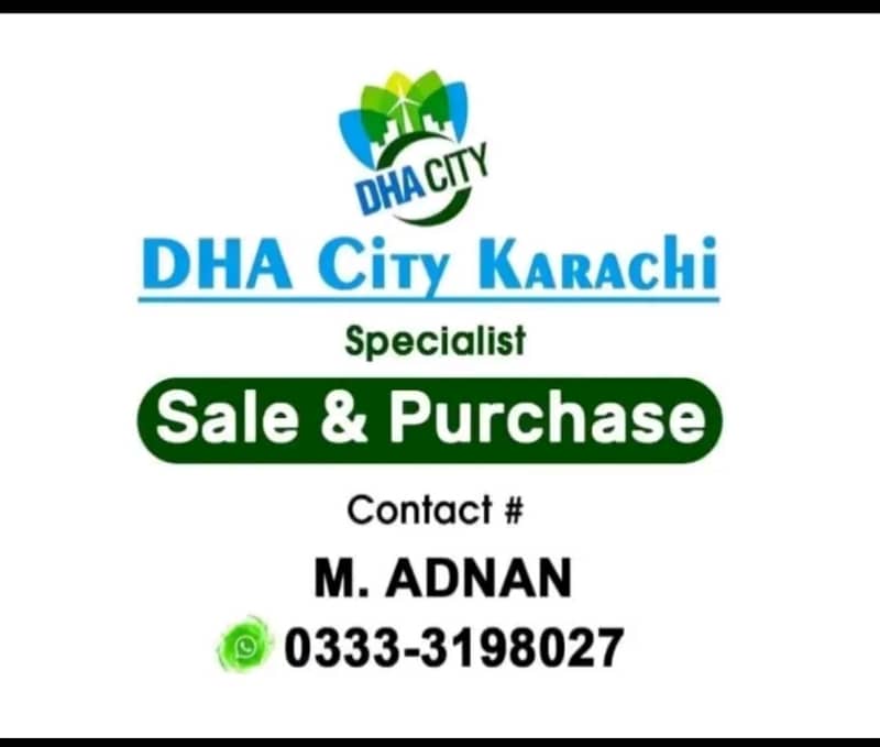 DHA City Karachi plots sale & purchase 0