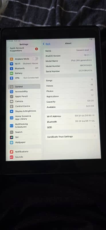 Apple ipad 10.2 inch 9th generation 64gb 0