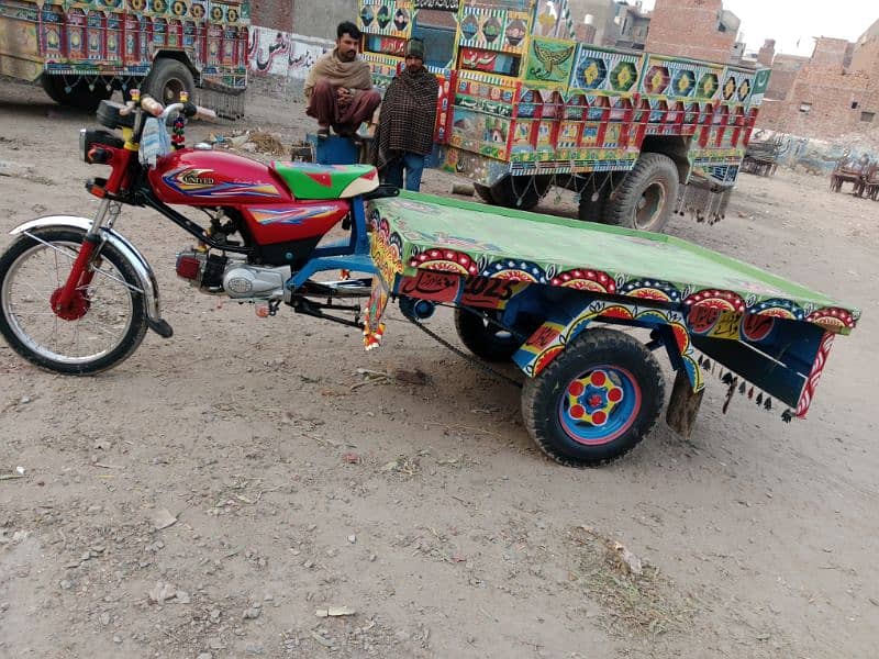 United 100 cc new Raksha khanewal  the Patta new condition 3