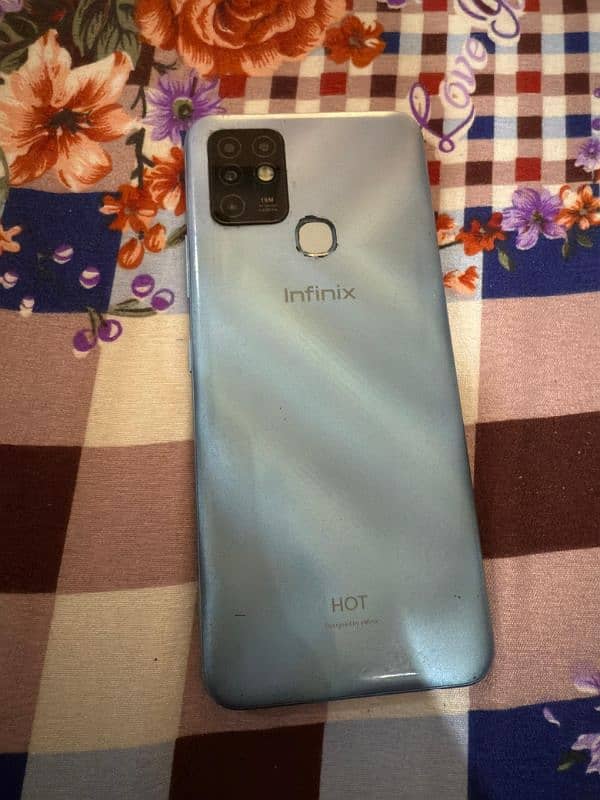 Urgent sell Infinix hot 10 pannel broke other vise okay set 0