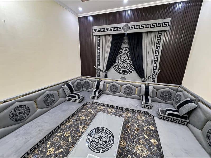 Arabic MajLis Sofa /Arabi Majlis | Saudi Majlis | Hujra Bethak | Sofa. 2